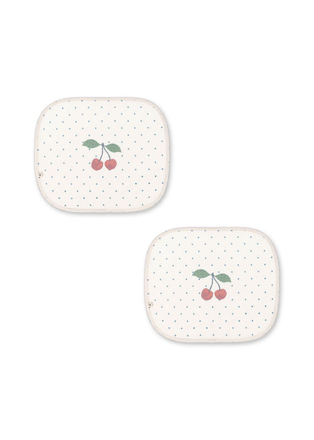 Konges Sløjd 2 Pack Auto Zonnescherm | Navy Dots