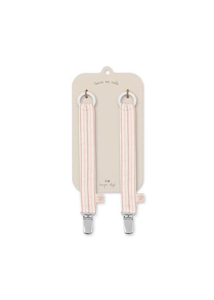 Konges Sløjd Fopspeenketting Strap 2st | Stripie Petite Rose