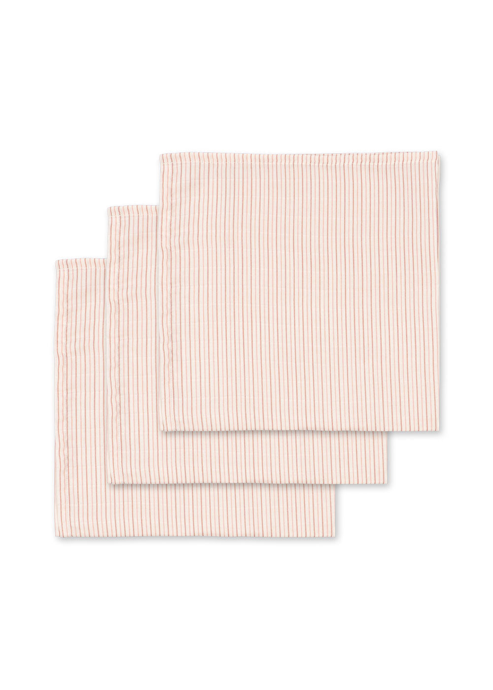 * Konges Sløjd Hydrofiele Doek 3st | Stripie Petite Rose