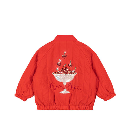 Konges Sløjd Juno Bomber Jas | Fiery Red
