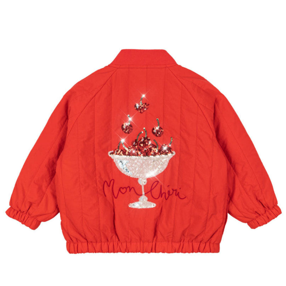 Konges Sløjd Juno Bomber Jas | Fiery Red
