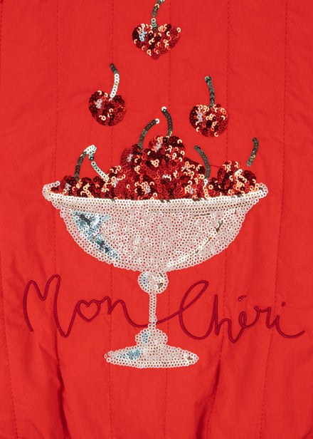 Konges Sløjd Juno Bomber Jas | Fiery Red