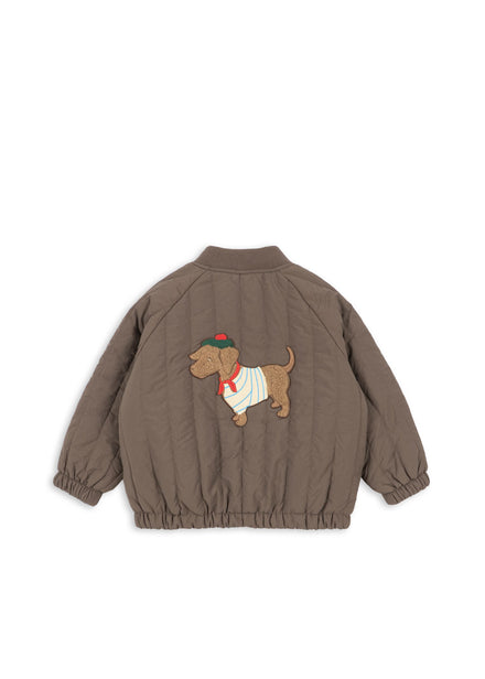 Konges Sløjd Juno Terry Bomber Jas | Walnut