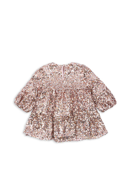 Konges Sløjd Lila Pailletten Jurk | Grey/Rosa