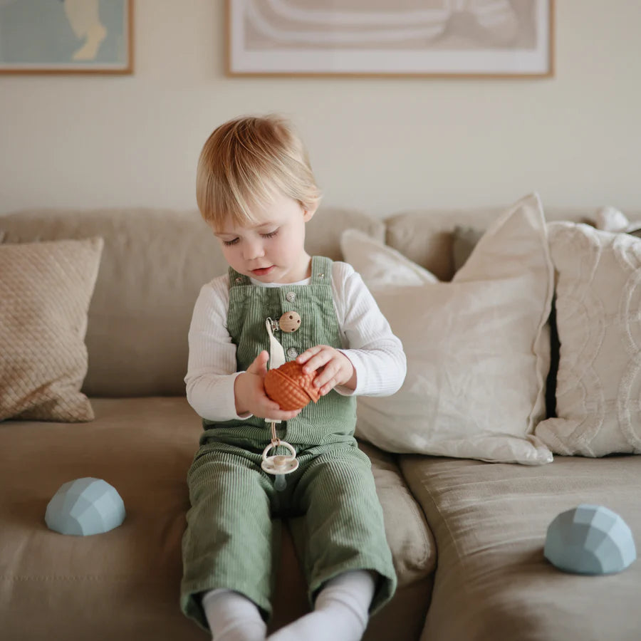 Mushie Sensorisch Speelgoed Nesting Spheres | Powder Blue