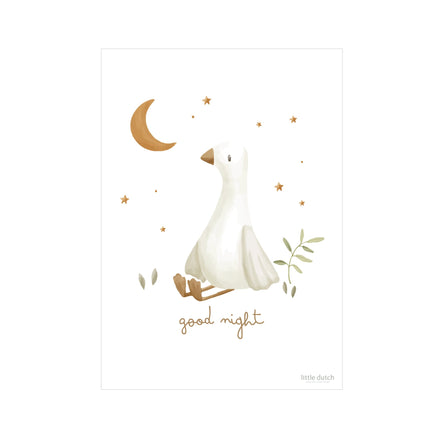 Little Dutch Poster A3 Little Goose | Beige
