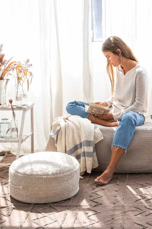 Lorena Canals Pouffe 20xØ50cm | Chill Natural