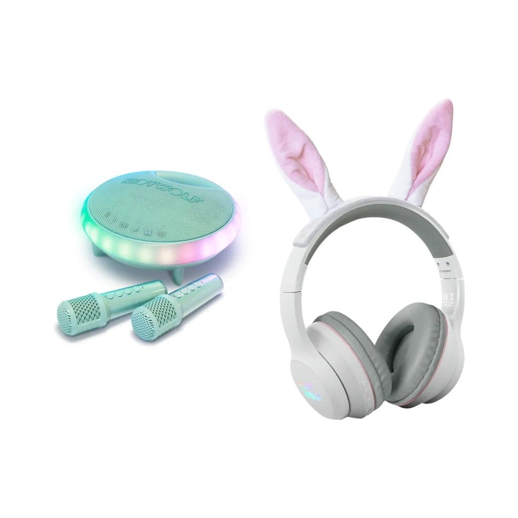 2-in-1 Kidywolf Karaoke & Hoofdset Bundel