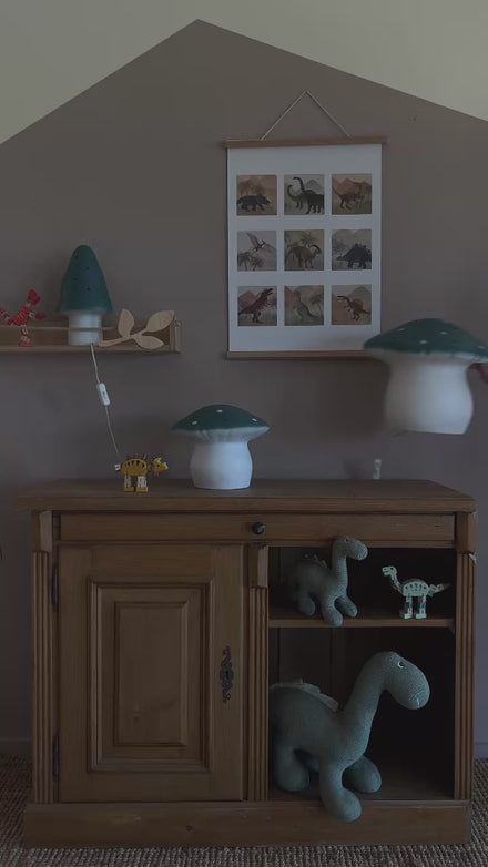 Egmont Toys Nachtlamp Mushroom Large Natural Teal 30cm