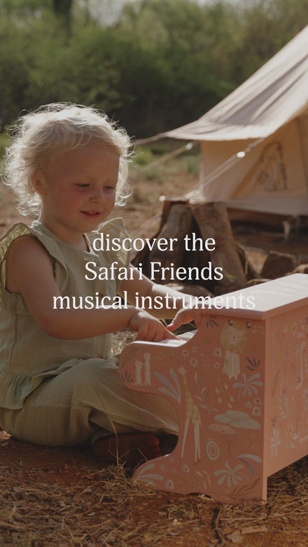 Little Dutch Houten Piano Safari Friends | Groen