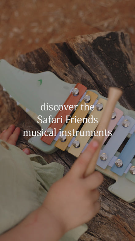 Little Dutch Houten Xylofoon Safari Friends | Krokodil