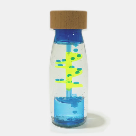 Petit Boum Sensorische Fles | Spiraal Blauw
