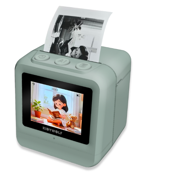 Kidywolf Kidyprinter AI Creatieve Printer Zonder Inkt, de printer