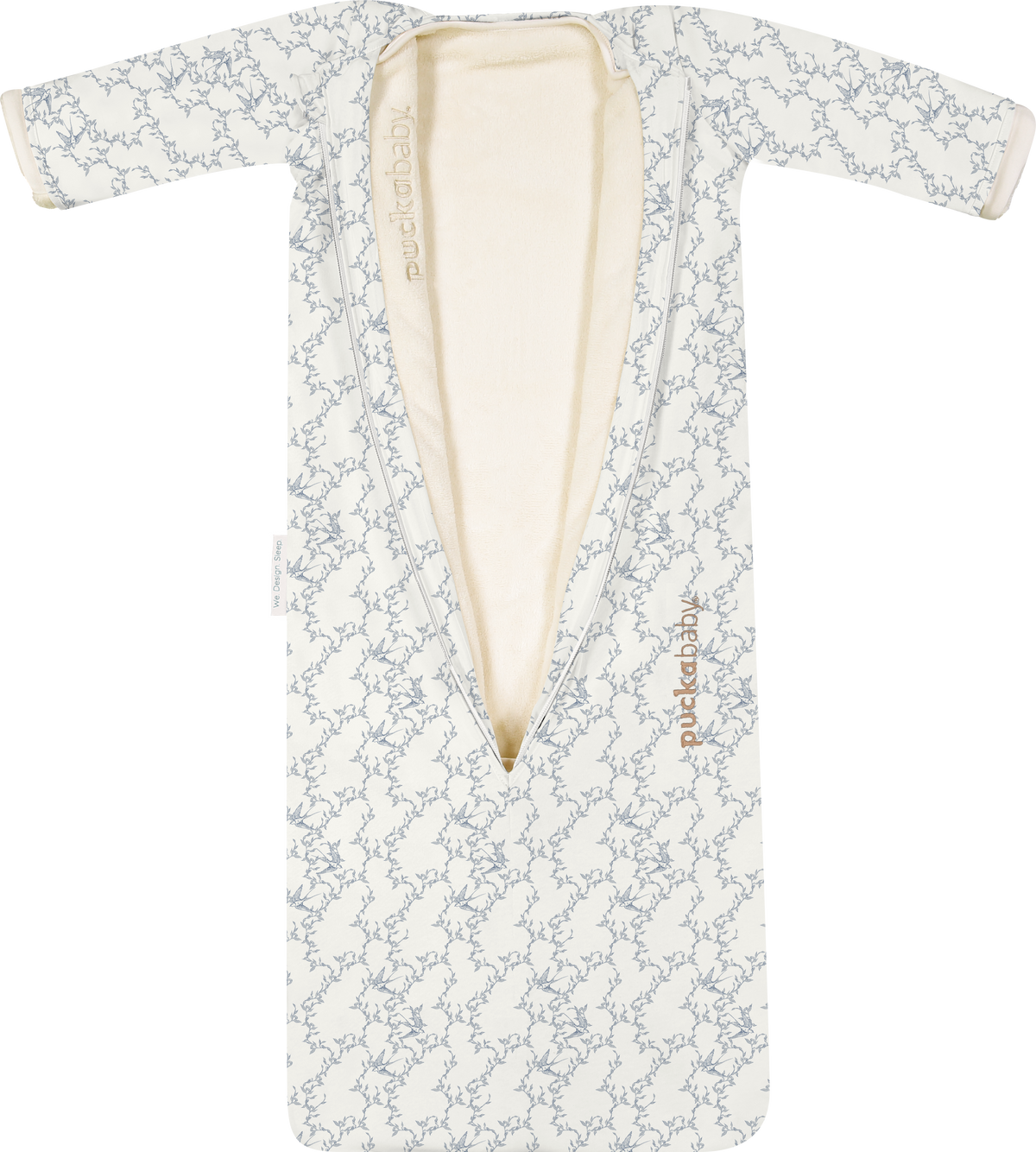 Puckababy The Bag 4 Seasons slaapzak in Blue Berry, maat 100 cm voor 6 maanden tot 2,5 jaar, bij De Gele Flamingo