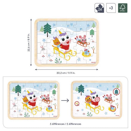 Janod Puzzel 24ST In De Bergen