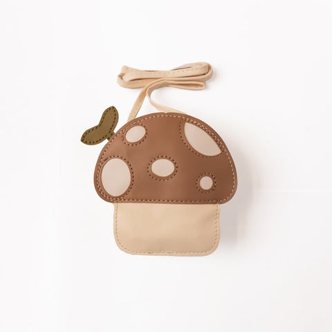 Mrs. Ertha Wallet Mini Portemonnee & Handtasje | Mushroom