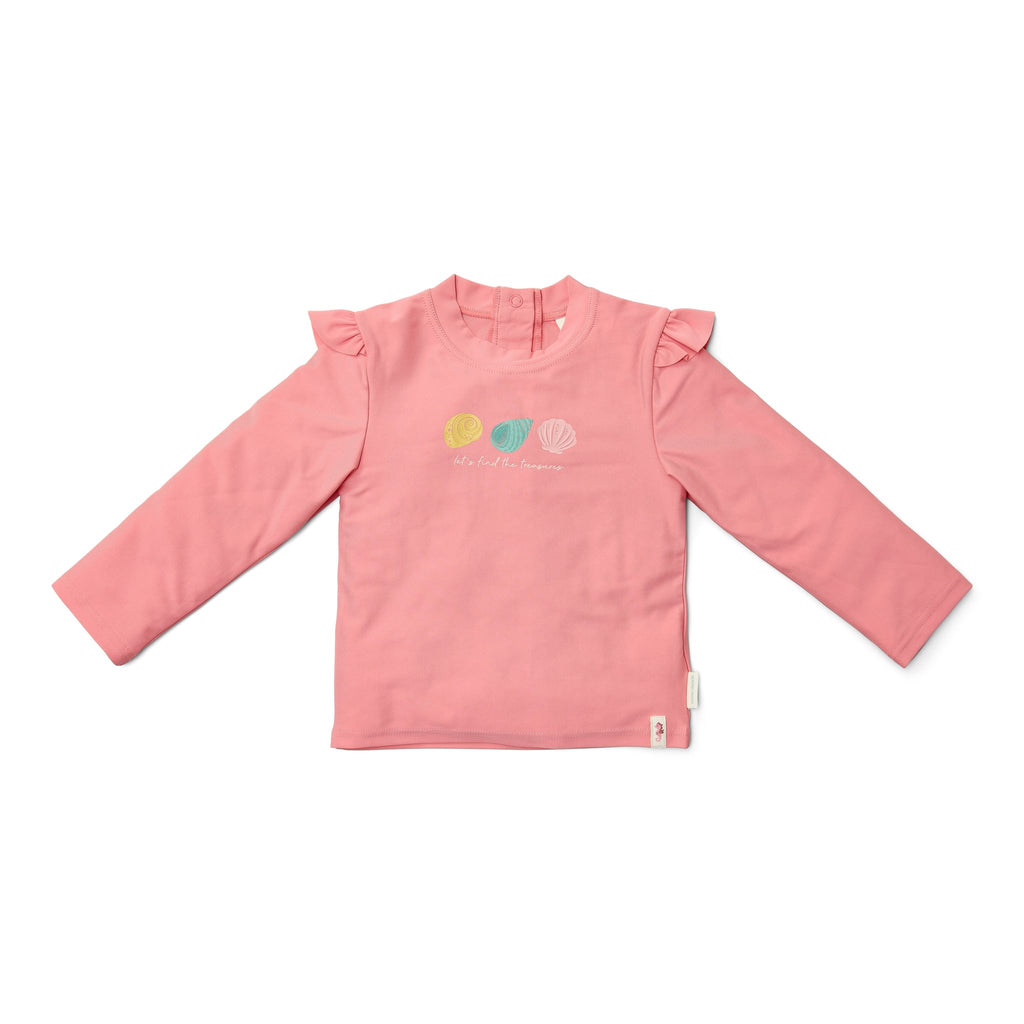 * Little Dutch Zwemshirt Lange Mouwen Ocean Treasures Rouge
