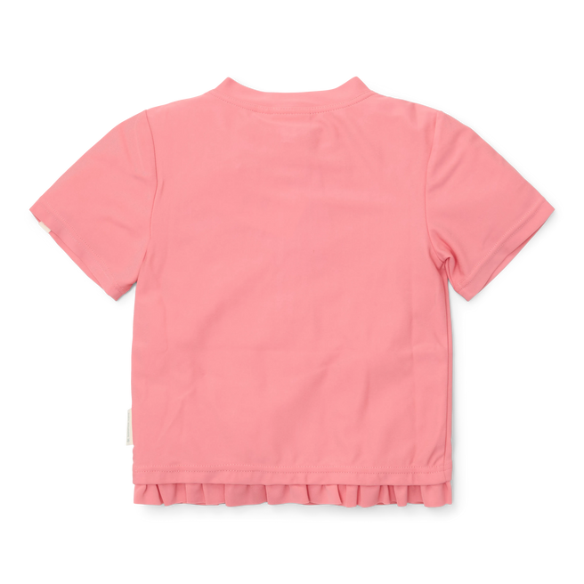 * Little Dutch UV Zwemshirt Korte Mouwen Sunny Flowers Rouge