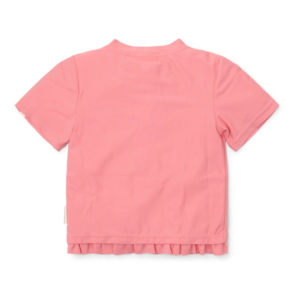 * Little Dutch UV Zwemshirt Korte Mouwen Sunny Flowers Rouge