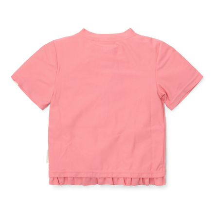 * Little Dutch UV Zwemshirt Korte Mouwen Sunny Flowers Rouge