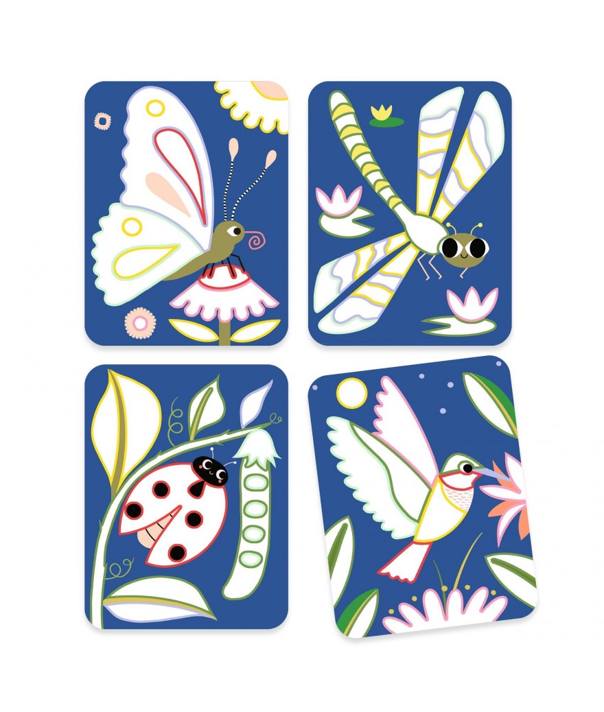 Djeco Schilderen met een palet | Kleine beestjes