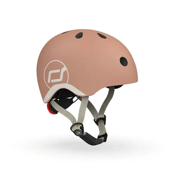 Scoot and Ride Helm XS Mocha kinderhelm