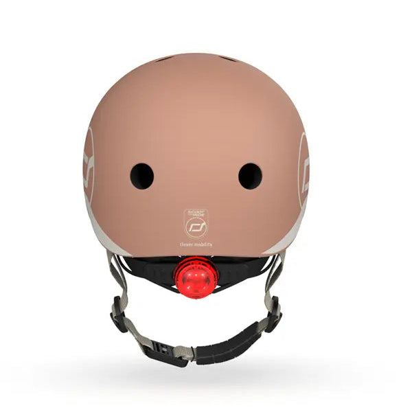 Scoot and Ride Helm XS Mocha kinderhelm