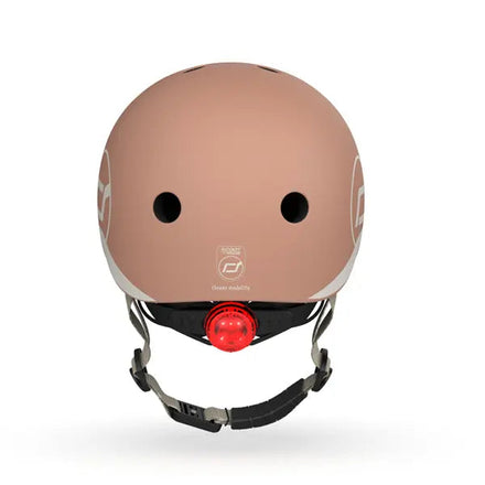 Scoot and Ride Helm XS Mocha kinderhelm productfoto 2