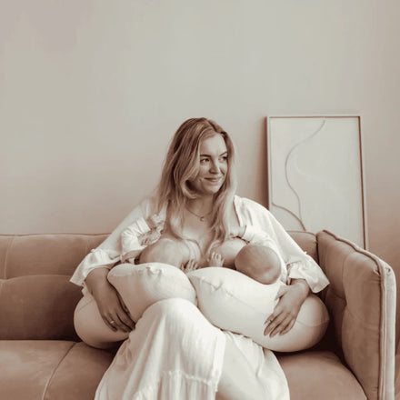 Ilmaha Hoes Voor Voedingskussen Hydrofiel Tweeling | Champagne