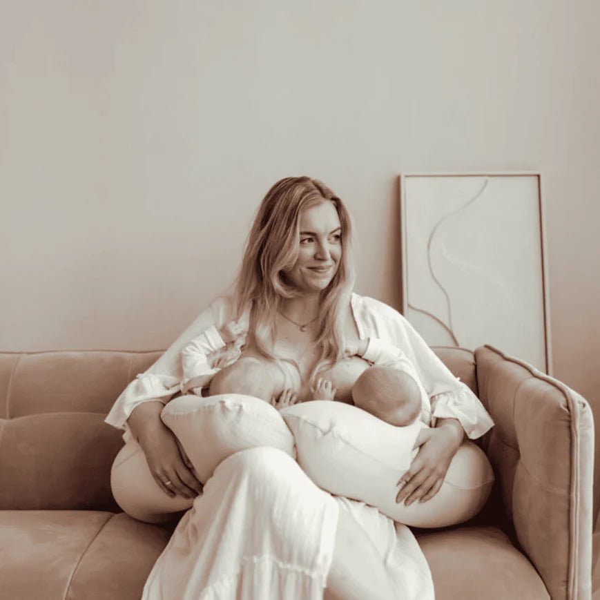 Ilmaha Hoes Voor Voedingskussen Hydrofiel Tweeling | Champagne