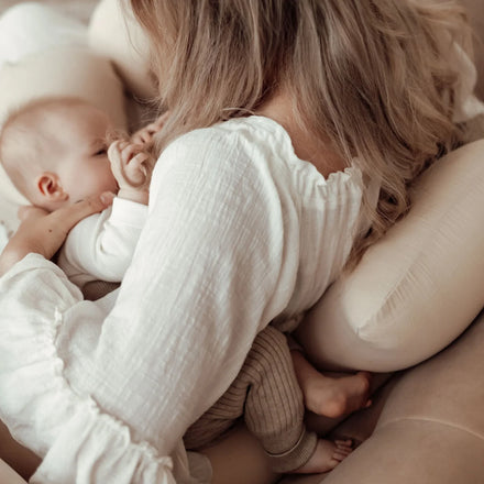 Ilmaha Voedingskussen Tweeling Hydrofiel | Champagne