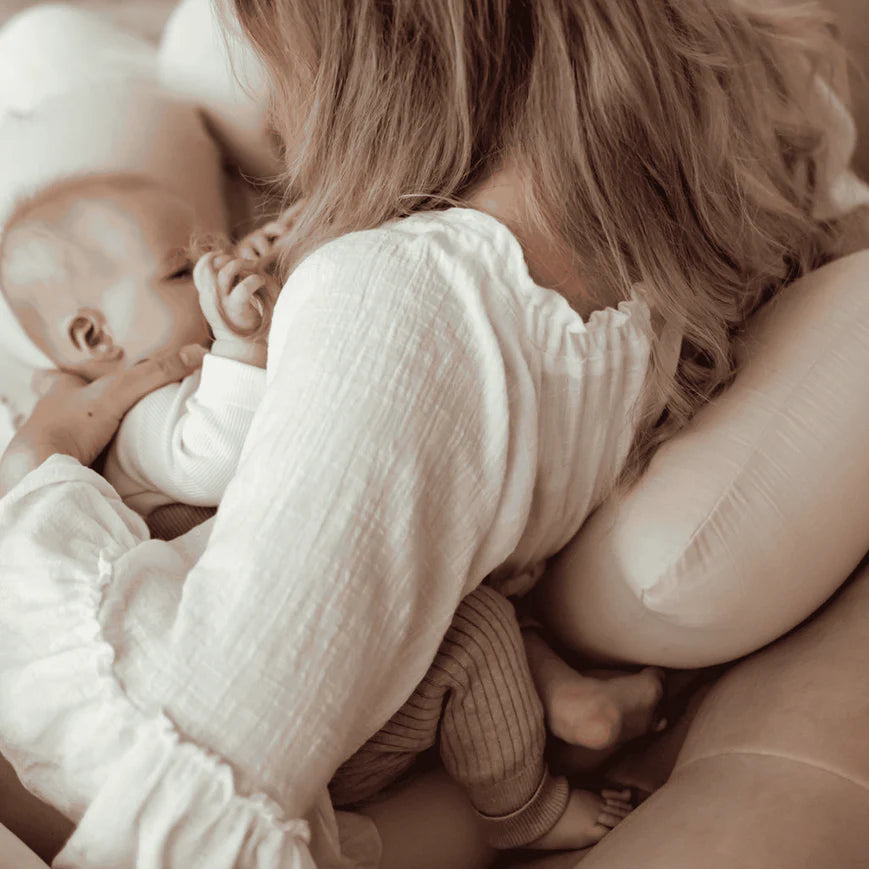 Ilmaha Hoes Voor Voedingskussen Hydrofiel Tweeling | Champagne