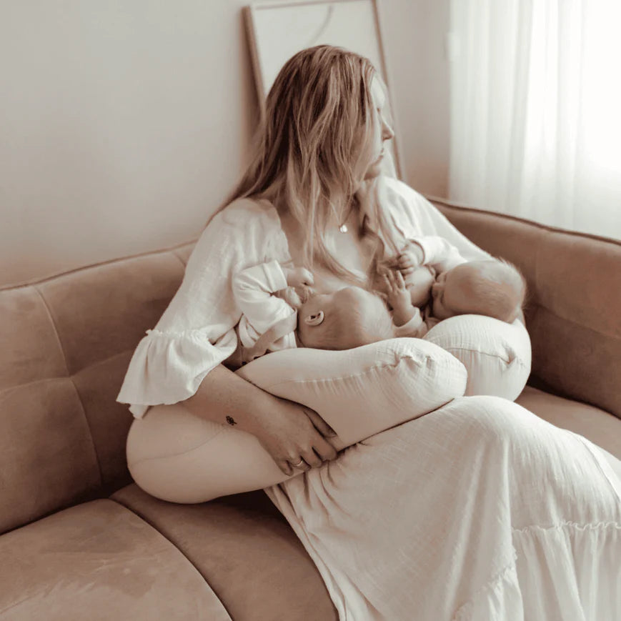 Ilmaha Hoes Voor Voedingskussen Hydrofiel Tweeling | Champagne