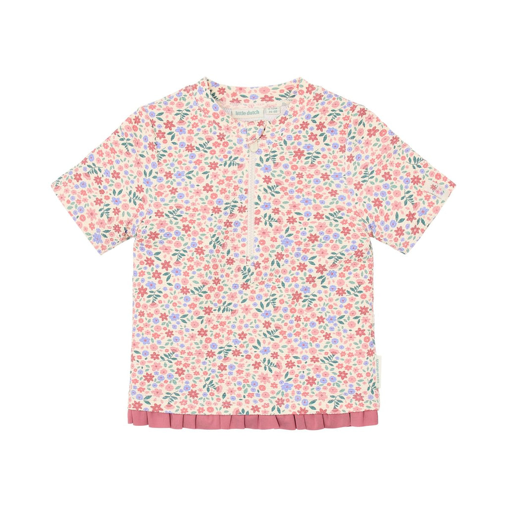 Little Dutch UV Zwemshirt Korte Mouwen | Dreamy Flowerfield