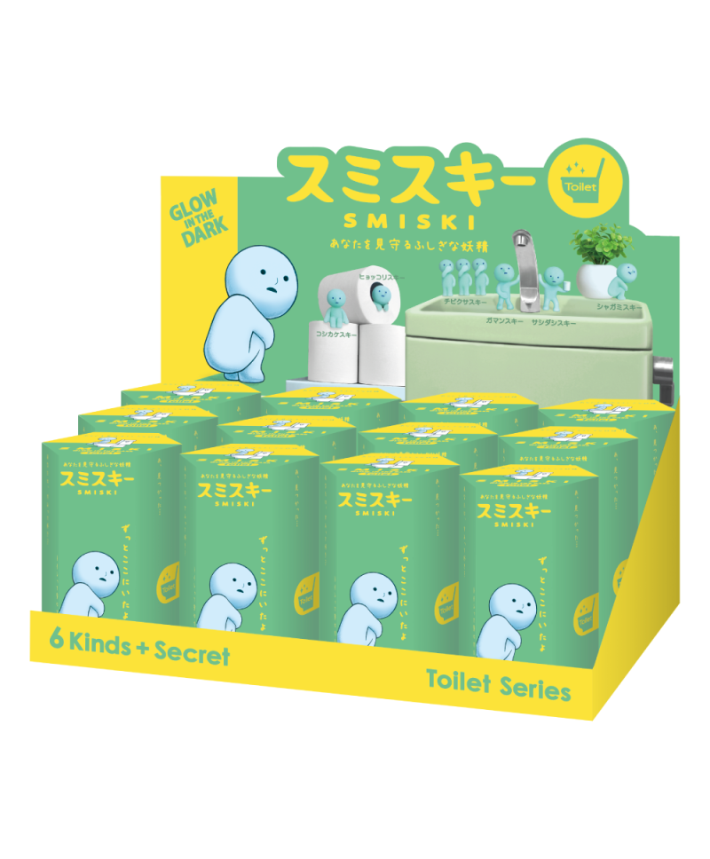 Smiski Gelukspopje Glow In The Dark | Toilet Series
