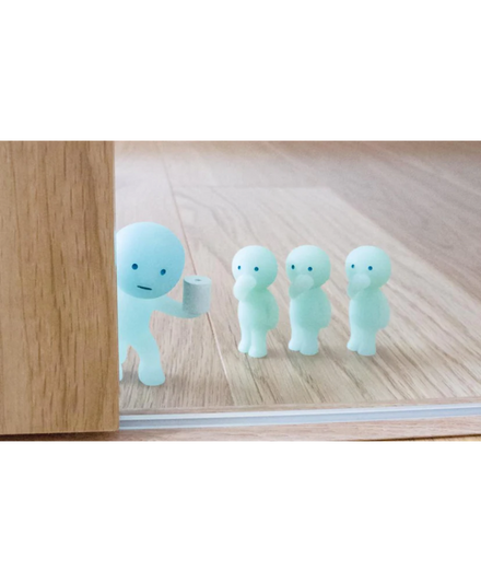 Smiski Gelukspopje Glow In The Dark | Toilet Series
