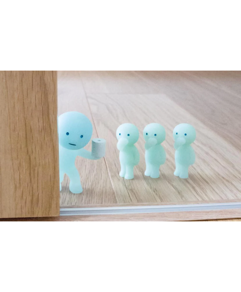 Smiski Gelukspopje Glow In The Dark | Toilet Series