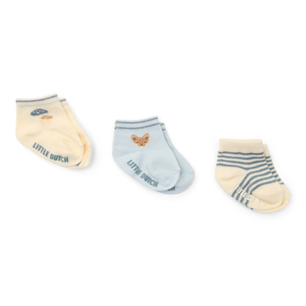 * Little Dutch Baby Sokjes 3-Pack | Multi Blue
