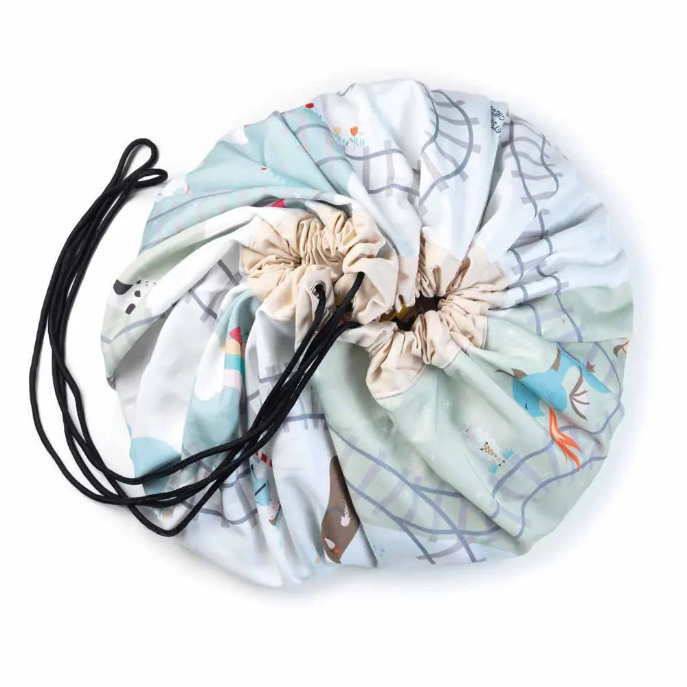 * Play and go Opbergzak | Speelmat Trein VERPAKKING BESCHADIGD