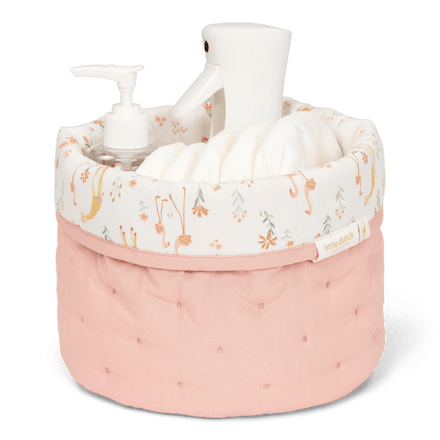 Little Dutch Opbergmand Omkeerbaar Blooming Safari 20x15 cm | Roze