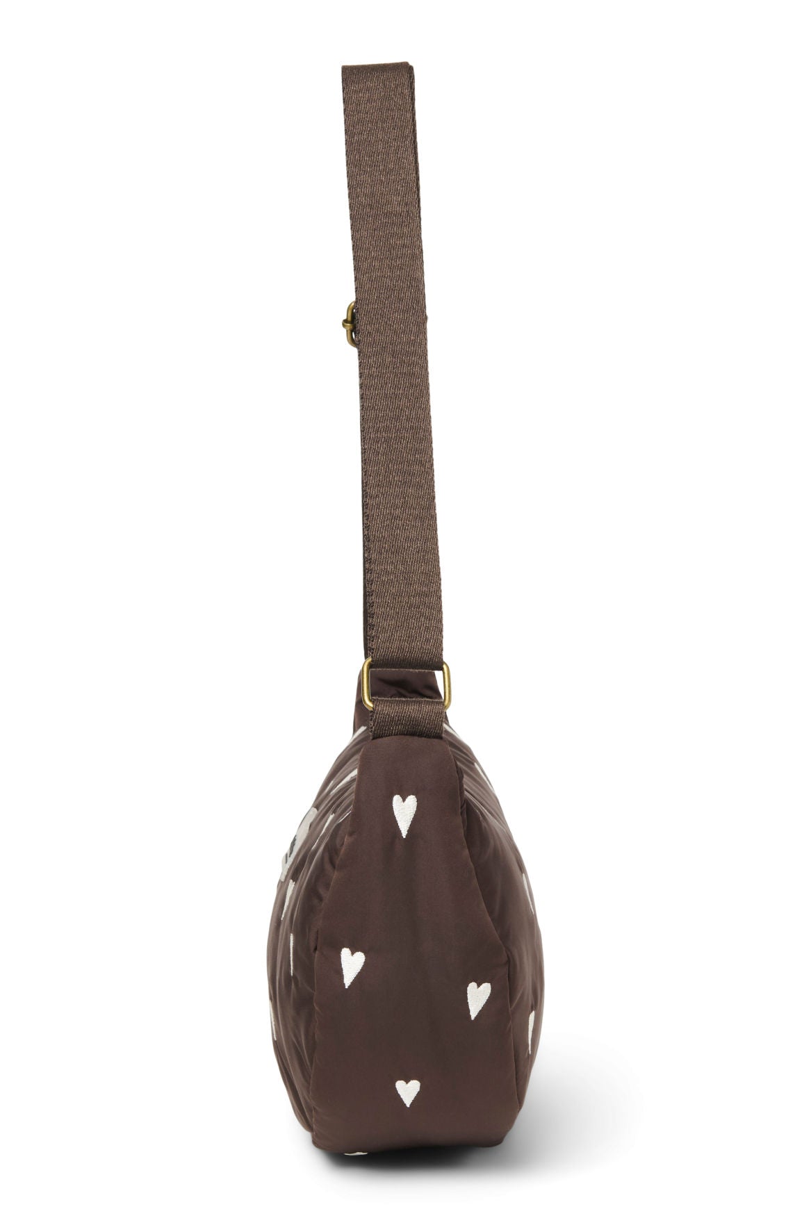 Studio Noos Adult Fanny Pack | Brown Puffy Hearts