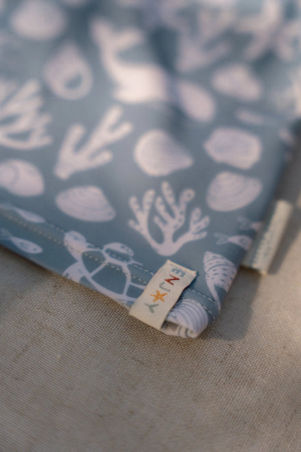 * Little Dutch UV Zwemshirt Korte Mouwen Ocean Multi-Colour