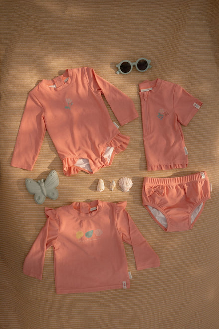 * Little Dutch Zwemshirt Lange Mouwen Ocean Treasures Rouge