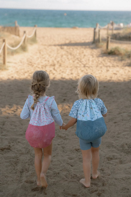 * Little Dutch Strandtas Ocean Treasures Multi-Colour