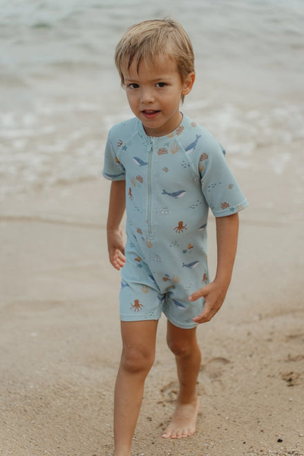 Little Dutch UV Zwempak Korte Mouwen | Ocean Friends