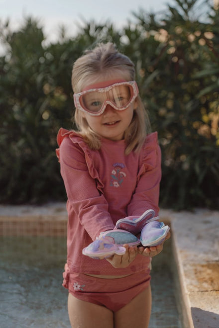 Little Dutch Zwemshirt Lange Mouwen | Dreamy Pink Sparkle