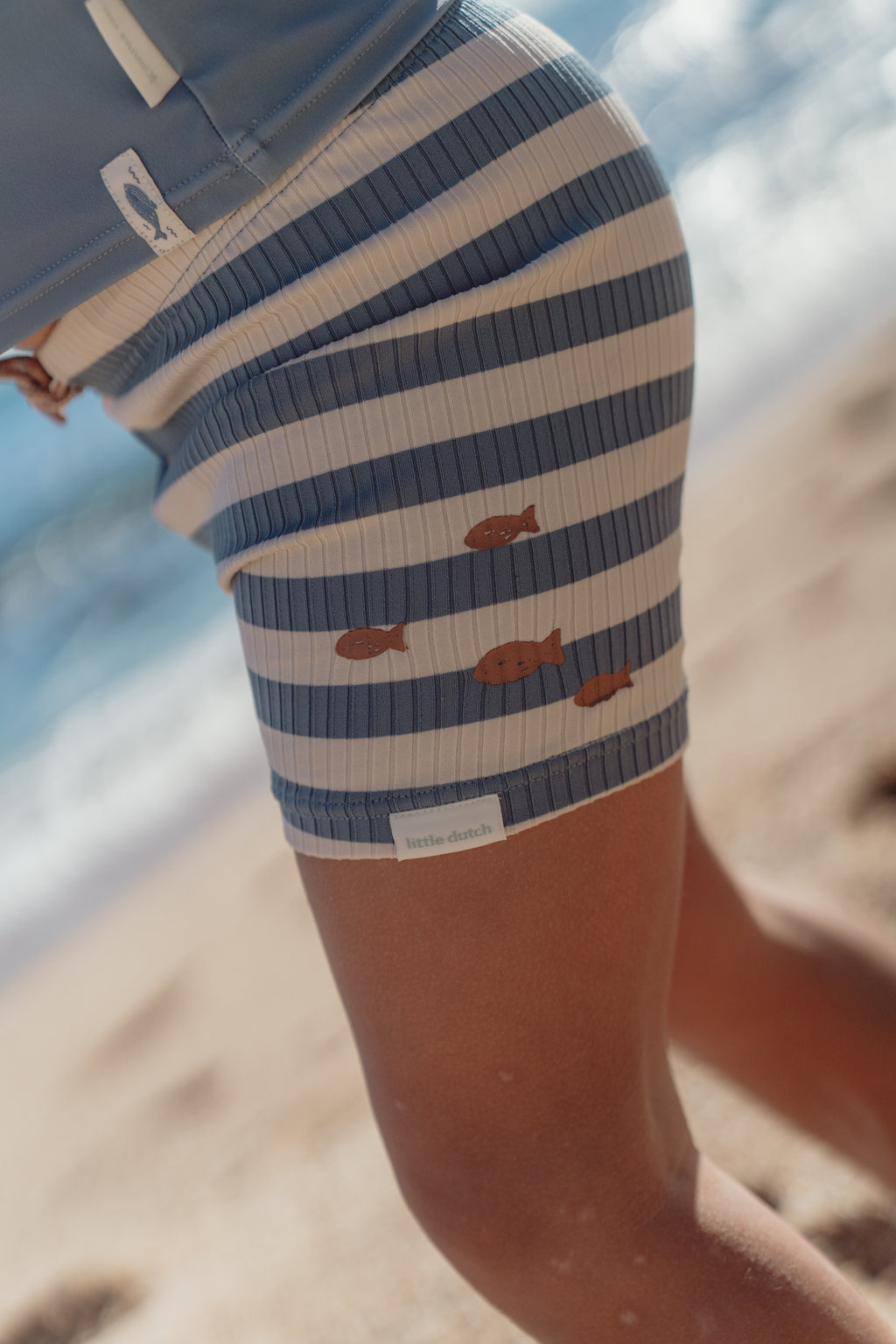 Little Dutch Zwemshort | Ocean Blue Stripes