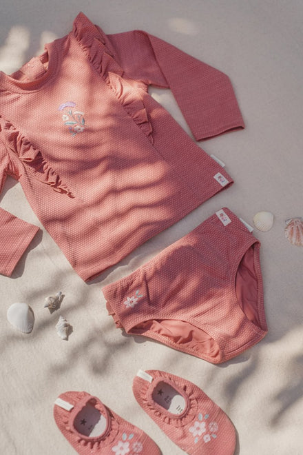 Little Dutch Zwemshirt Lange Mouwen | Dreamy Pink Sparkle