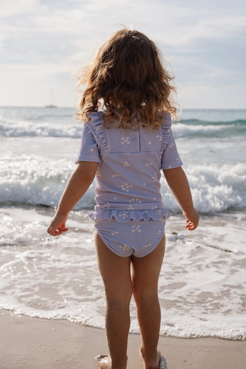 Little Dutch Set Zwemshirt Korte Mouwen En Broekje | Dreamy Lavender