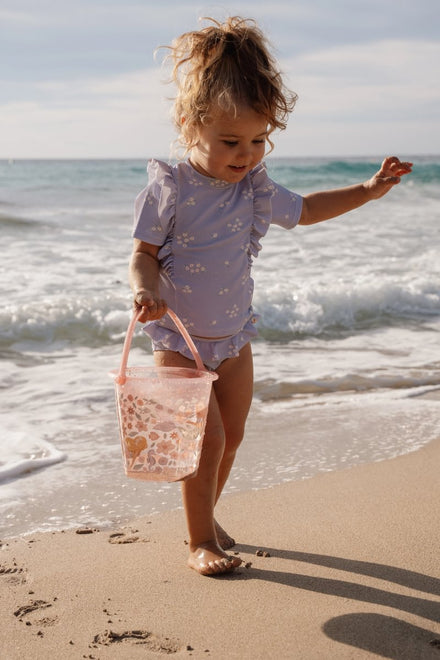 Little Dutch Set Zwemshirt Korte Mouwen En Broekje | Dreamy Lavender